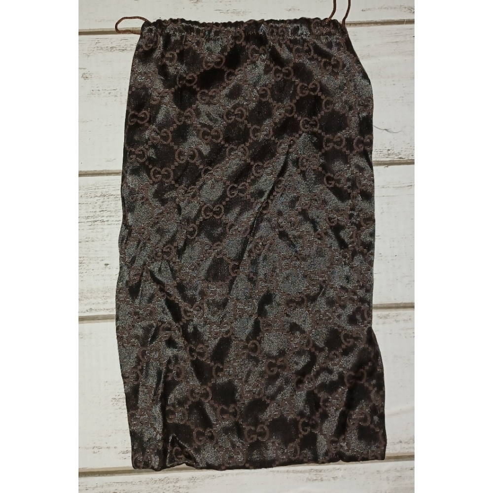 Gucci Authentic Monogram Drawstring Viscose-Blend… - image 5